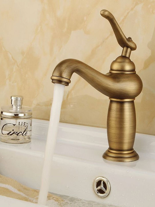 Landsh Retro Copper Mixing Sink Faucet
