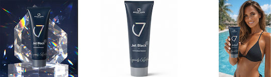 7Suns Cosmetics Jet Black Solară Corp 250ml