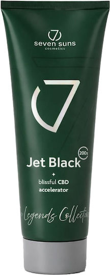 7Suns Cosmetics Jet Schwarz CBD Selbstbräuner Körper 250ml
