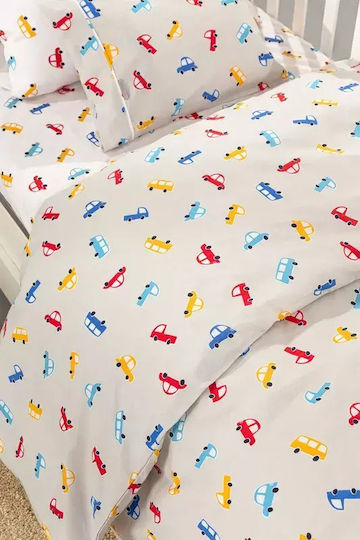 Guy Laroche Kids Sheets Single with Elastic Band Roadtrip 100x200cm Guy Laroche Kids Sheets Single with Elastic Band Roadtrip 100x200cm