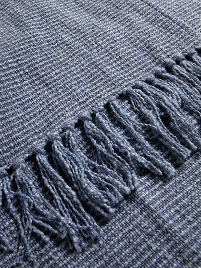 Hauz Hauz Zweisitzer-Sofa Überwurf Jacquard 180x230cm Blau