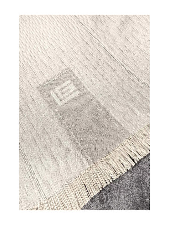 Guy Laroche Soho Ριχτάρι Πολυθρόνας Chenille 180x150εκ. Ivory