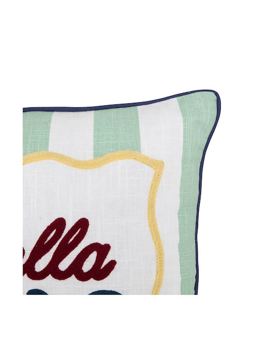Sofa Cushion A-s Della 100% Cotton Turquoise 40x40cm