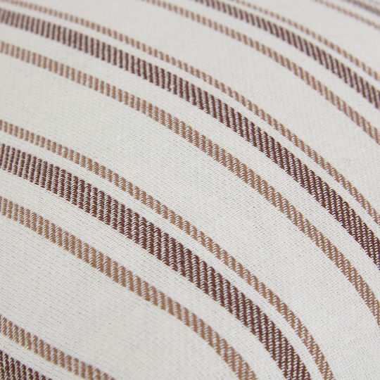 Sofa Cushion A-s Groove 100% Cotton Beige 40x40cm