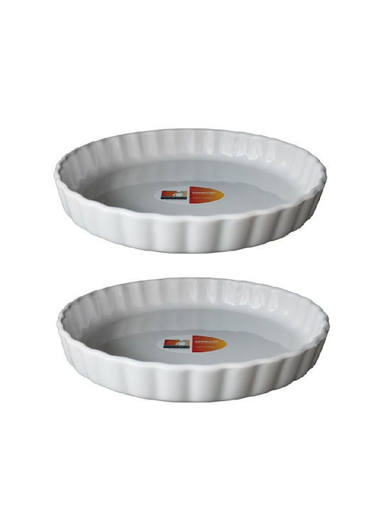 Vista Alegre Vas Rotund de Gătit Rezistent la Căldură pentru Tartă Ceramic 26cm