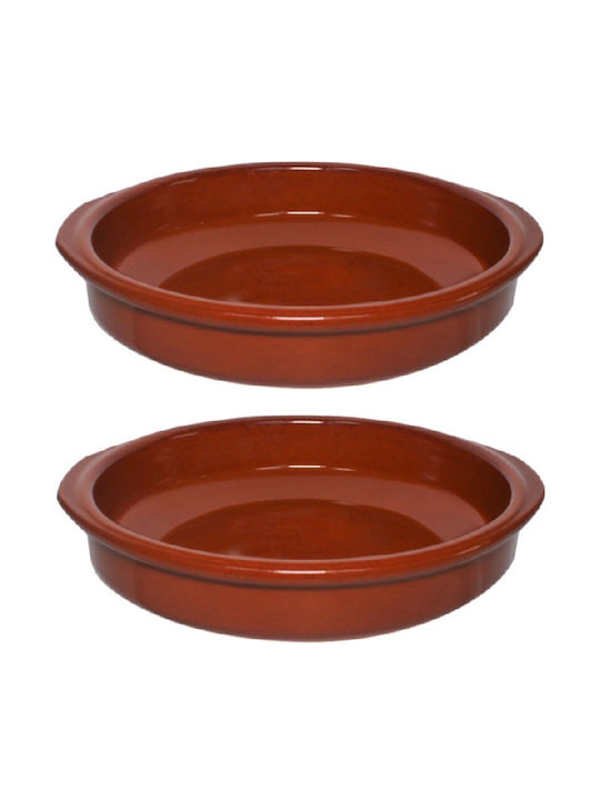 Cok Spain Vas Rotund Rezistent La Căldură Din Ceramică Cu Capac