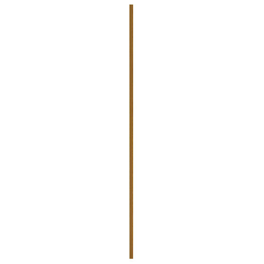 vidaXL Material De Construcție Pentru Garduri De Grădină Din Oțel 80x45x45cm 12 Bucăți Maro