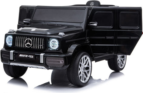 Mercedes Benz G63 One-Seater with Remote Control Licensed 12 Volt Black for 2+ Years