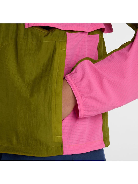 Women's Sports Waterproof and Windproof Green Jacket