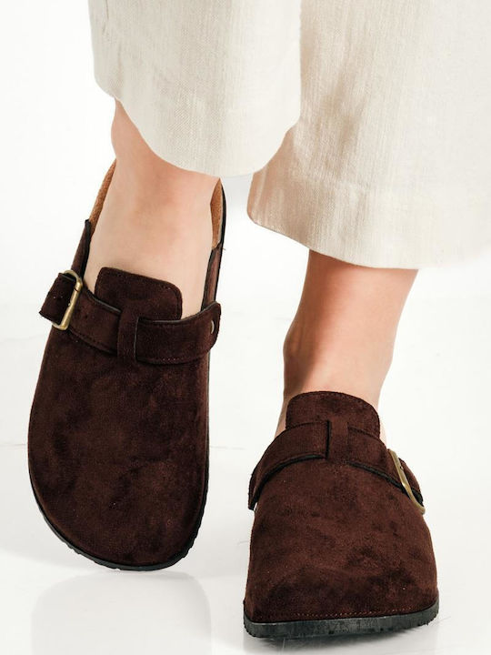 The Shoemart Women's Brown Clogs
