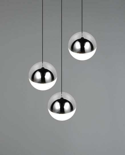 Trio Lighting Senta Deckenleuchte Silber