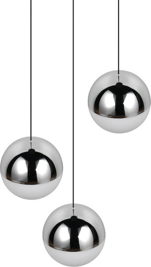 Trio Lighting Senta Deckenleuchte Silber
