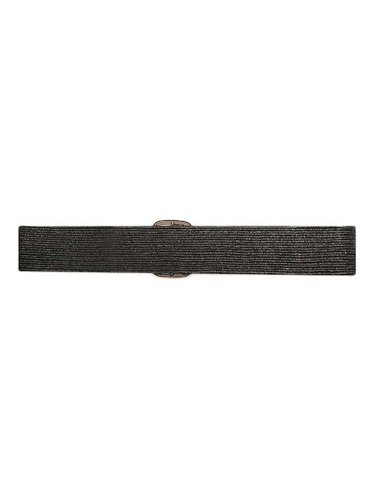 Grace & Mila Elastic Women's Black Belt