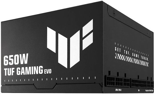 Asus TUF Gaming EVO 650W Μαύρο Τροφοδοτικό Υπολογιστή Full Modular 80 Plus Bronze