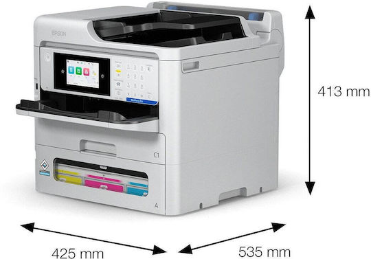 Epson WorkForce Pro EM-C800RDWF Έγχρωμο Πολυμηχάνημα Inkjet με WiFi και Mobile Print