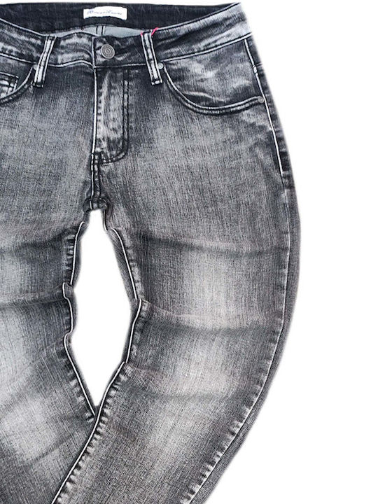Men's Jeans Pants with Slim Fit Gray