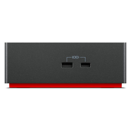 Lenovo ThinkPad Universal USB-C Docking Station με HDMI/DisplayPort 4K PD Ethernet και σύνδεση 3 Οθονών Μαύρο