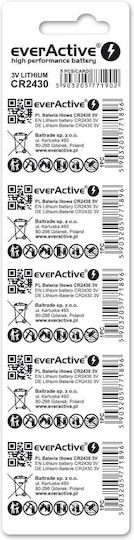 EverActive Μπαταρία Λιθίου Ρολογιών CR2430 1τμχ