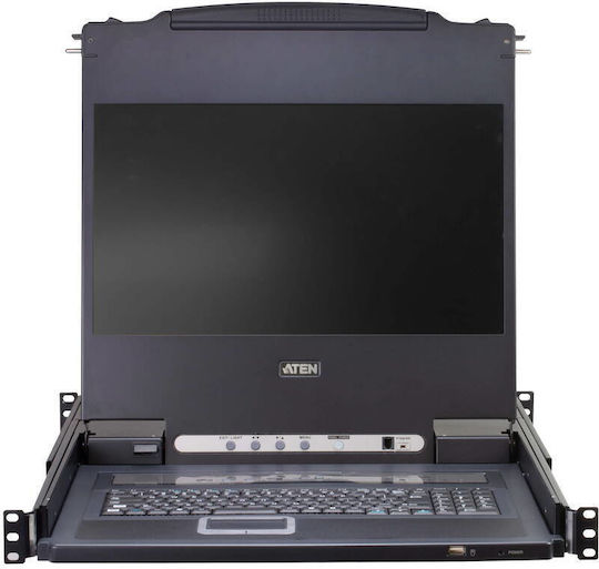 Aten 8-Port PS/2-USB VGA Single Rail LCD KVM Switch CL5708M
