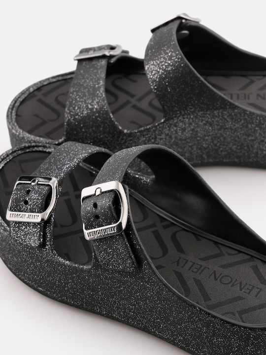 Sandale Casual Damă Flatforme Negre