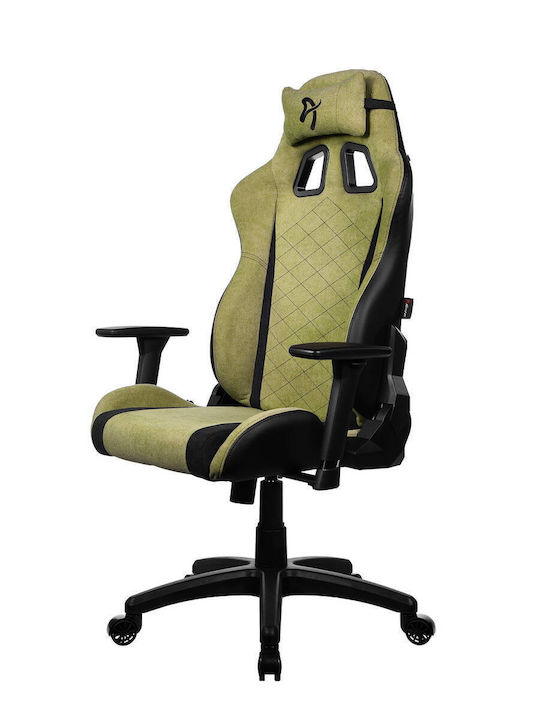 Arozzi Soft Gaming Stuhl mit verstellbaren Armlehnen Moss Green