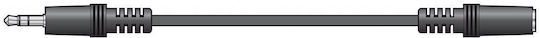 AvLink Audio Cable 3.5mm Male to 3.5mm Female Black 6m