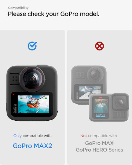 Spigen Glass Tr Slim 2 Pack Gopro Max 2 Agl11230