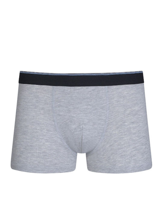 Ανδρικά Μποξεράκια Γκρι Μελανζέ 2Pack