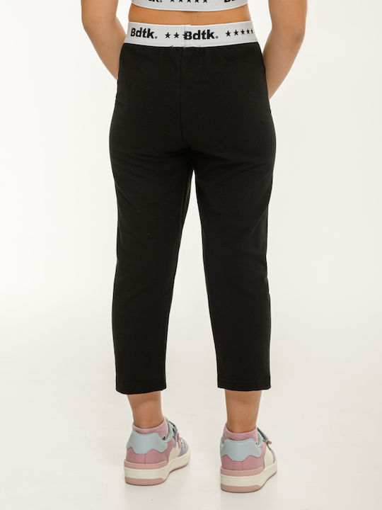 Kids Leggings Sports Long Black