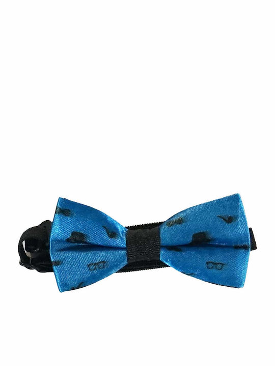Mini Show Set Bretele Cravate Bow Ties Charming Blue
