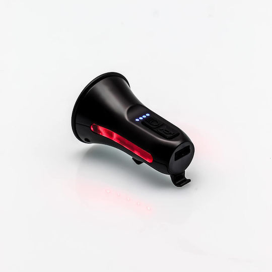 Waterproof Bicycle Horn 120db Rechargeable Red Led Warning Light 6 Function Handlebar Switch Hyd-074