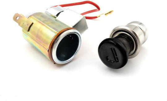 Complete Female Car Cigarette Lighter Socket Kit 12v 15a Igniter Carguard Usc006