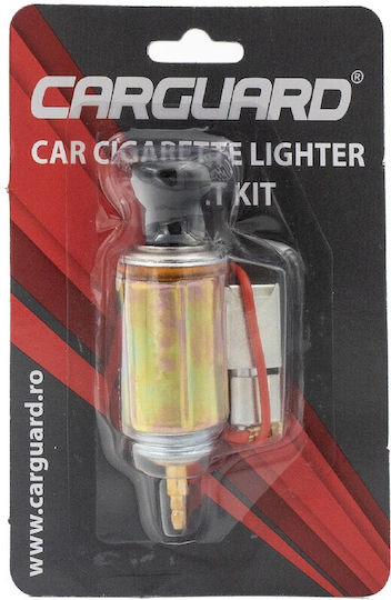 Complete Female Car Cigarette Lighter Socket Kit 12v 15a Igniter Carguard Usc006