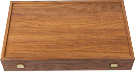 Manopoulos Walnut Replik Holz-Puulia für Backgammon Schwarz