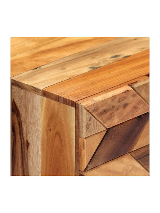 Beige Wooden Bedside Table 40x30x50cm