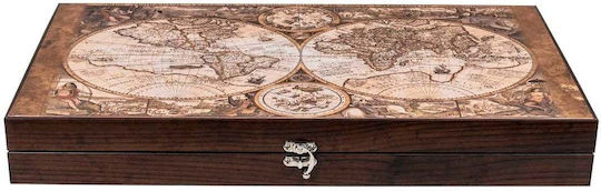 Backgammon Lemn 50x50cm