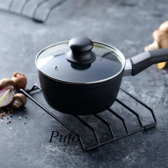 Metallisches Tischset für Kochutensilien