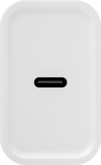 Obal:Me Încărcător Fără Fir Cu Port USB-C 20W Livrarea Energiei Alb