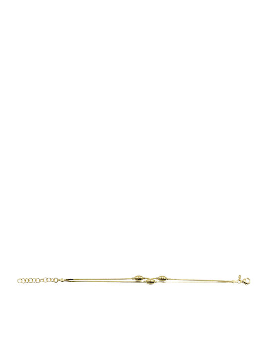 Poco Loco Women's Gold Plated Silver Bracelet