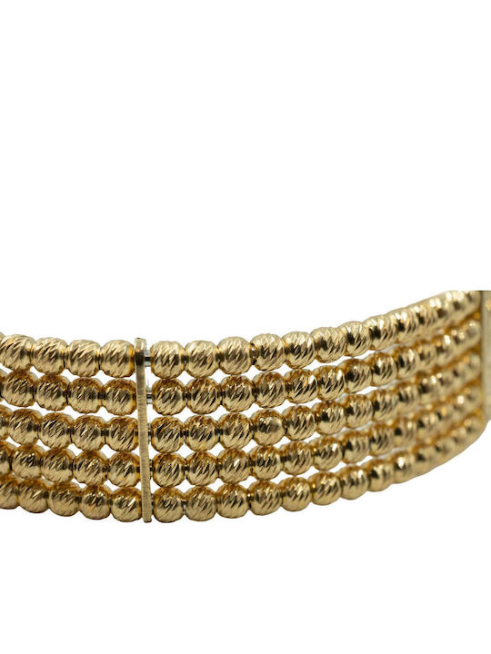 Poco Loco Women's Gold Plated Silver Bracelet