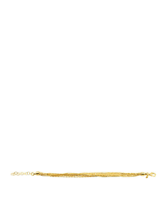 Poco Loco Women's Gold Plated Silver Bracelet