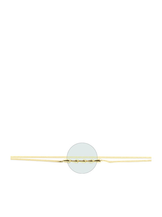 Poco Loco Women's Gold Plated Silver Bracelet