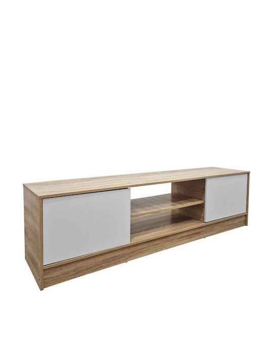 TV Stand Sasa White L150xD35xH41.5cm
