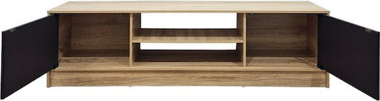 Έπιπλο Τηλεόρασης Sasa Ανθρακί Μ150xΠ35xΥ41.5cm
