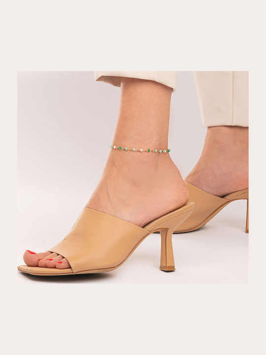 Excite-Fashion Επιχρυσωμένη Αλυσίδα Ποδιού από Ατσάλι