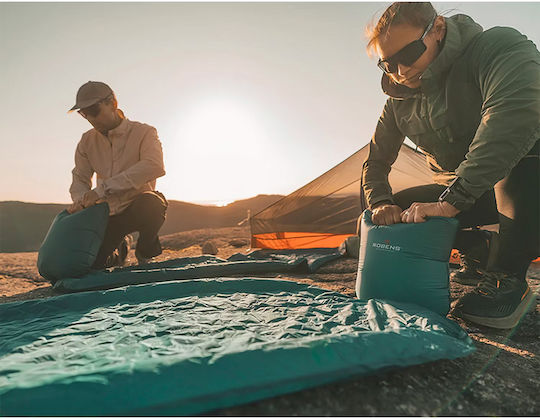 Robens Αυτοφούσκωτο Μονό Υπόστρωμα Camping Μπλε