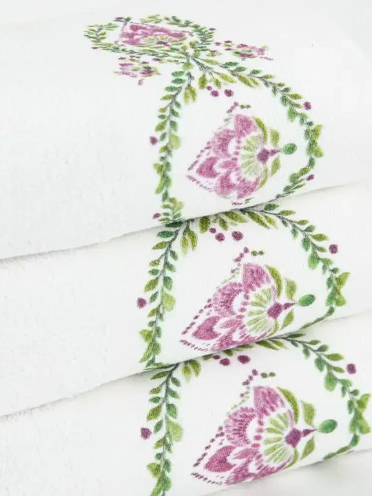 Borea Bath Towels Set 3 pcs Lotus Cream