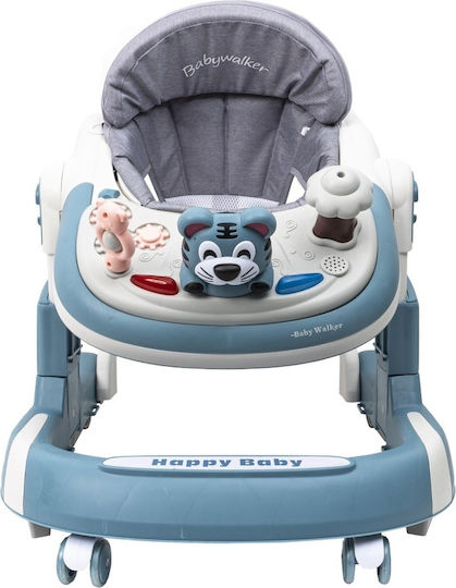 Baby Walker with Music for 6+ Months Blue