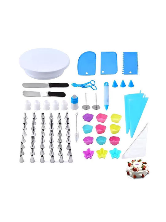 Alista Home Set Konditoreiwerkzeuge aus Kunststoff 28cm 80 Stück