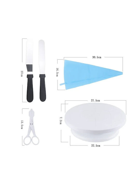 Alista Home Set Konditoreiwerkzeuge aus Kunststoff 28cm 70 Stück